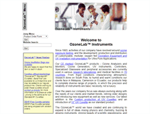 Tablet Screenshot of ozoneservices.com